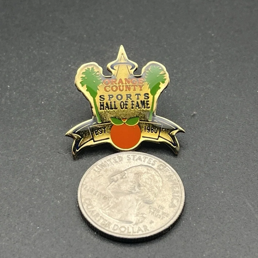 Orange County Sports Hall Of Fame‎ Established 1980 Hat Pin